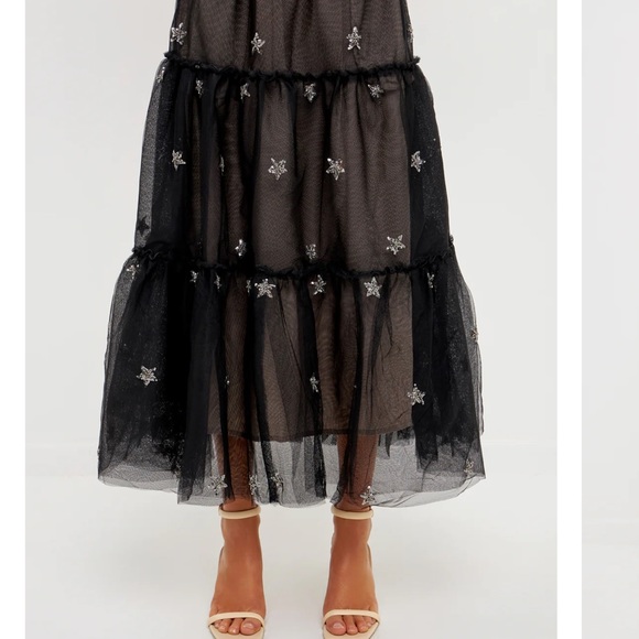 Endless Rose Tulle Maxi Skirt - Picture 2 of 6